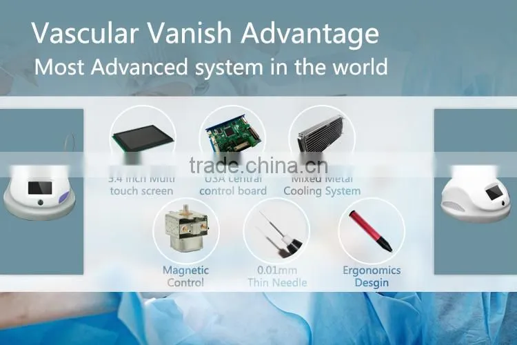 8.4 Inch Touch Screen Vascular Removal /high Frequency Spider Vein Removal Machine