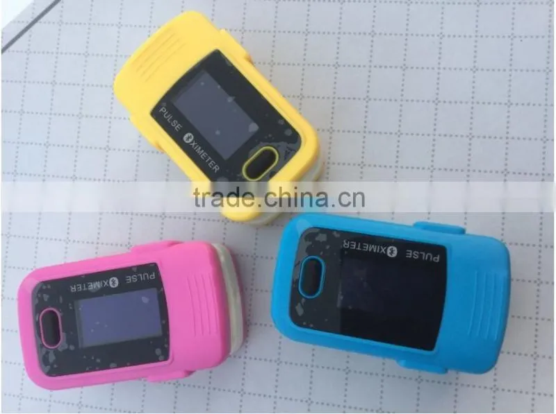 Bluetooth 4.0 Oximeter Fingerip Dynamic Pulse Oximetro Blood Oxygen support Android IOS Portable Oximeter Home Monitor