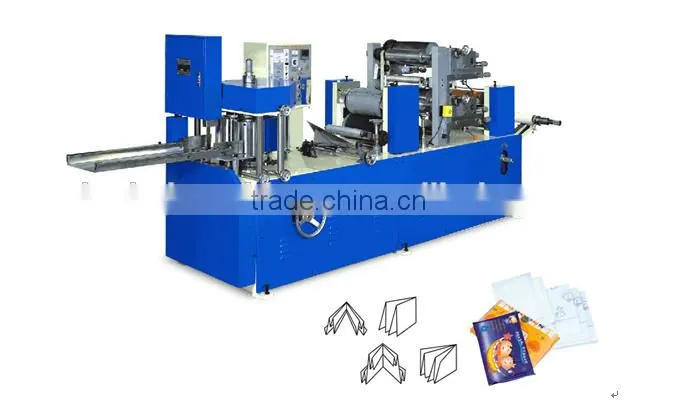 good performance napkin folding machine/serviette tissue making machine/serviette tissue folding machine