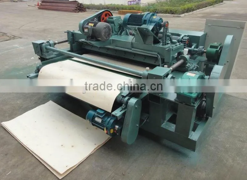 factory price and made in china veneer peeling machine