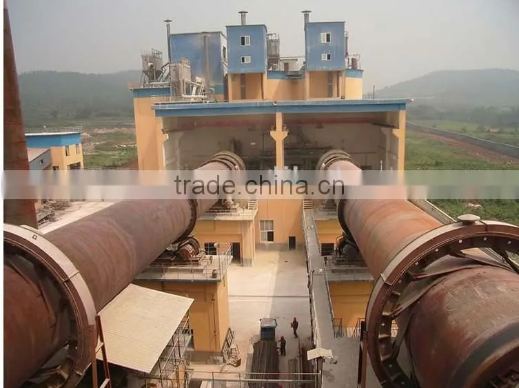 300-6000 T/D Rotary kiln cement plant for new turnkey project