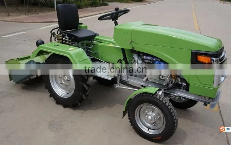 2014 hot sell model mini tractors with lawn mower