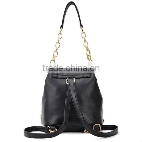 2015 New Model Korean Fashion Button Diamond Retro Popular Tassel Backpack/Crossbody Bag (BCC029-1)