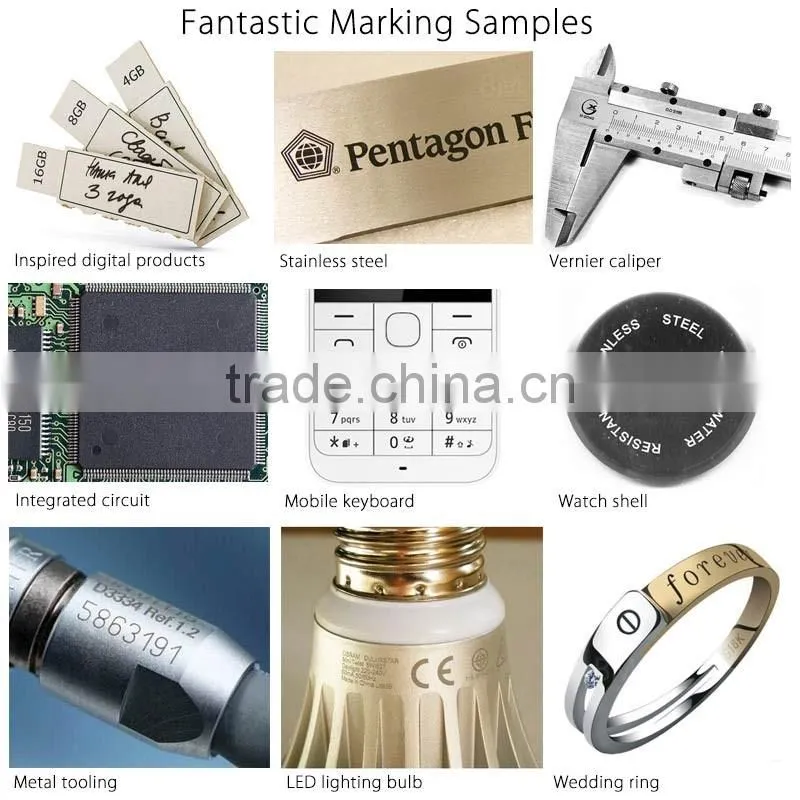 Lowest price fiber laser marking machine for gold ring marking with best quality from China factory