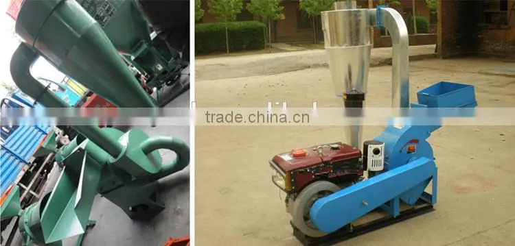 Neweek small 9FQ hammer mill for animal poultry feed grinder