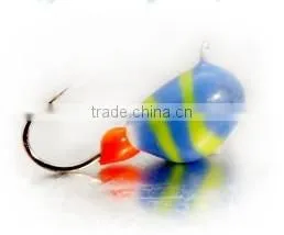 Wholesale rain drop with eye ice fishing jigs
