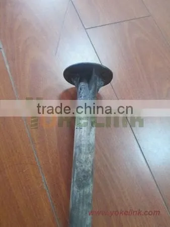 Round head Fin Neck bolt 1"X48"