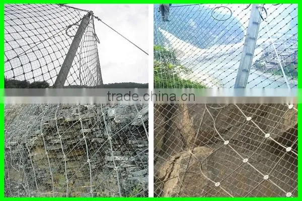 Flexibel steel wire rope mesh