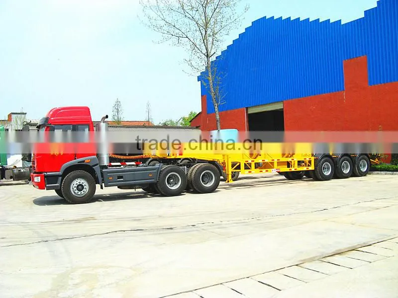 3 Alxes 40ft container transport semi-trailer