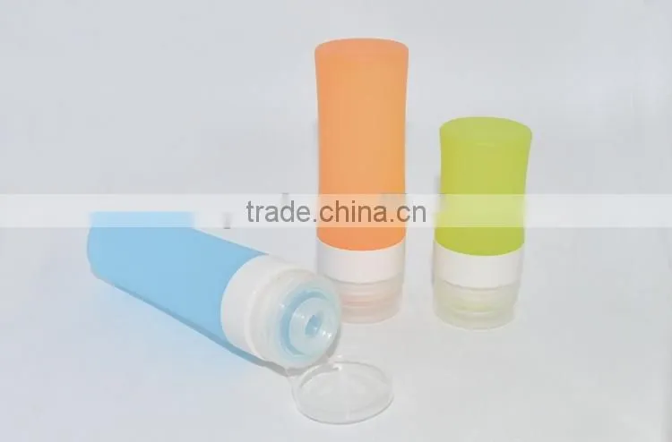 custom travel bottles silicone material for cosmetics MP4404