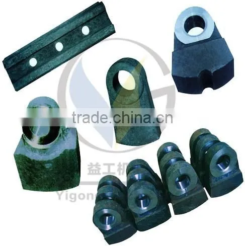 high manganese steel hammerhead to Hammer crusher, Jaw crusher, crusher spare parts