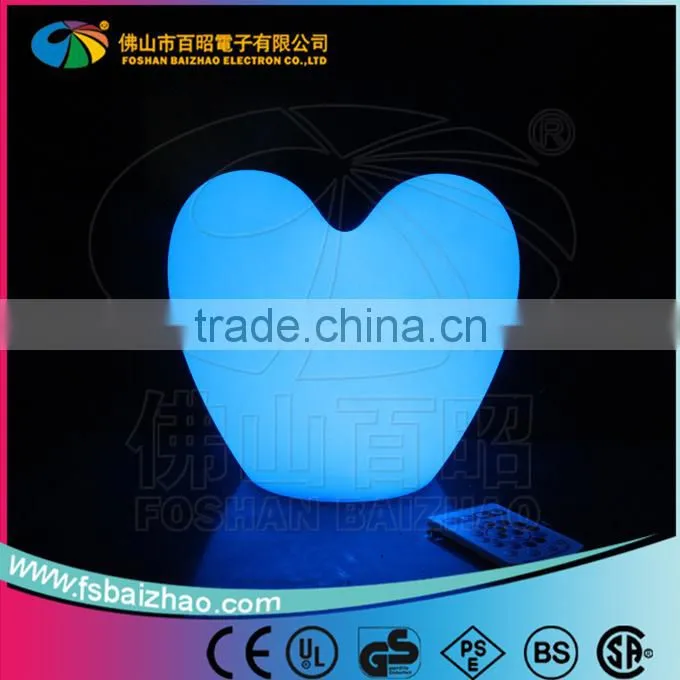 LED color changing hollidays decoration LED heart light