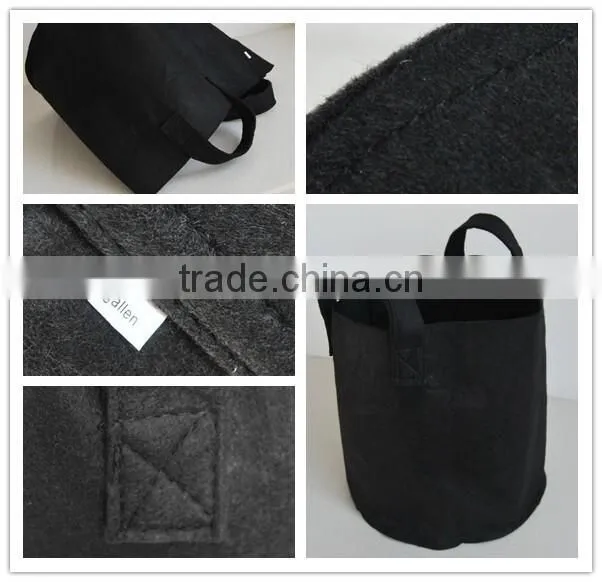 2016 Environment-friendly hydroponic plant fabric pots / maintains necessary balance