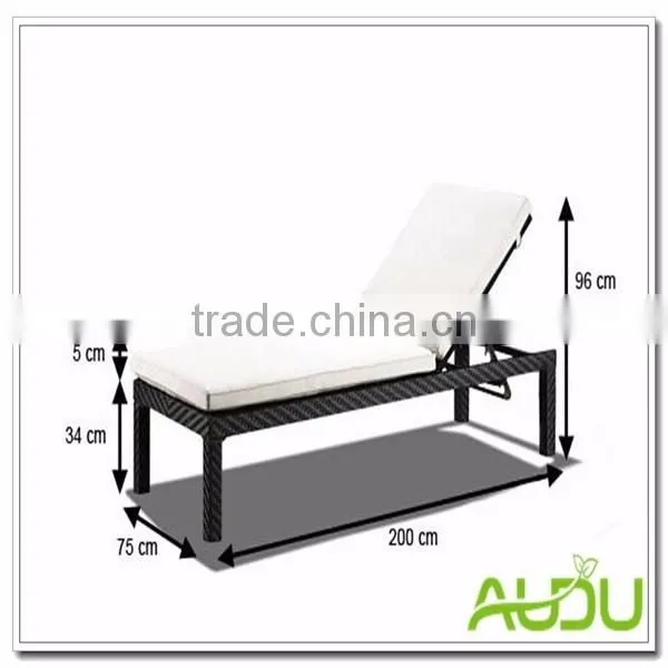 Audu Coronado Adjustable Chaise Lounges With Cushion