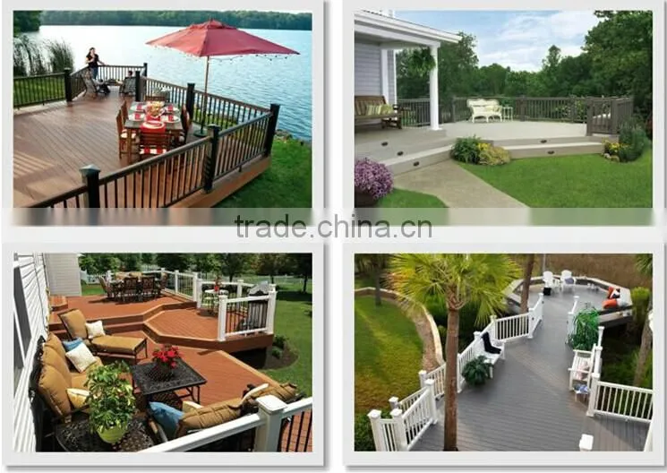 wood plastic composite wpc decking tiles with low price