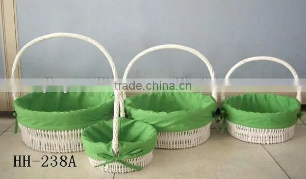 2016 round wicker wholesale hanging baskets wholesale