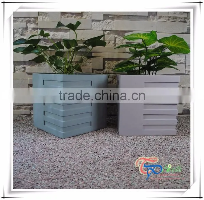 Fiberglass Rib Indoor flower pot