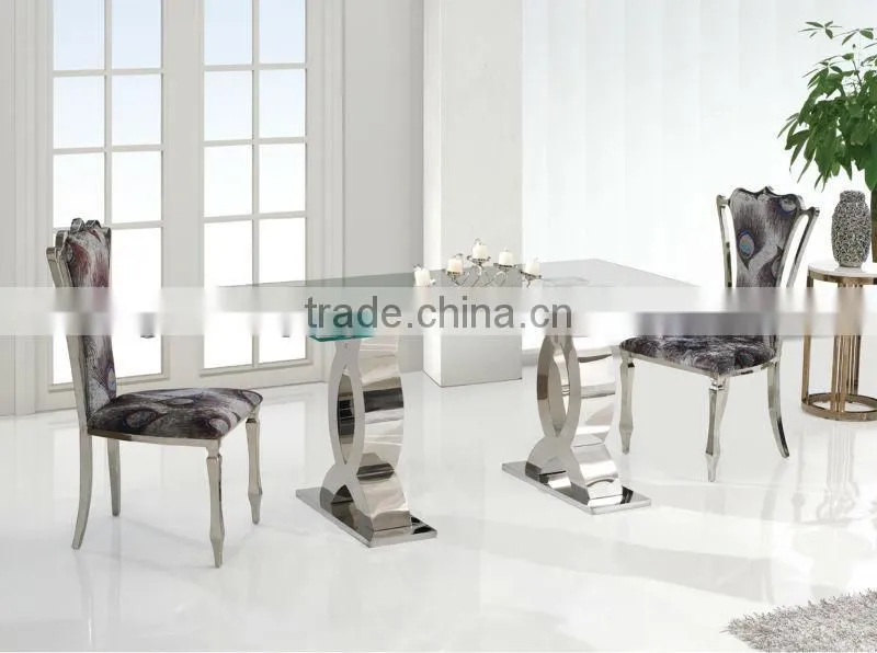classic dining tables glass dining table set TH371