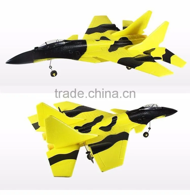 2.4GHZ Wireless Radio Control Model Airplane, SU27/J15 Stunt Flying Aircraft, RC Toy Fighter For Kids