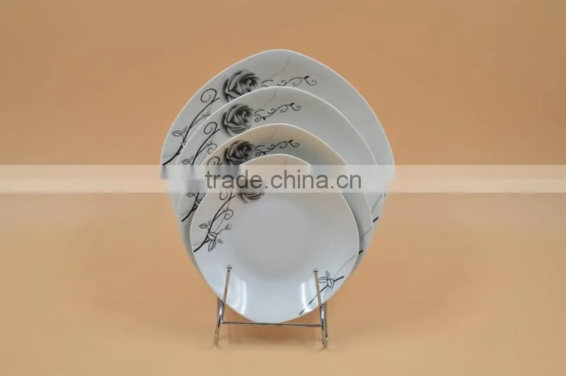 gold rim bone china dinner plate