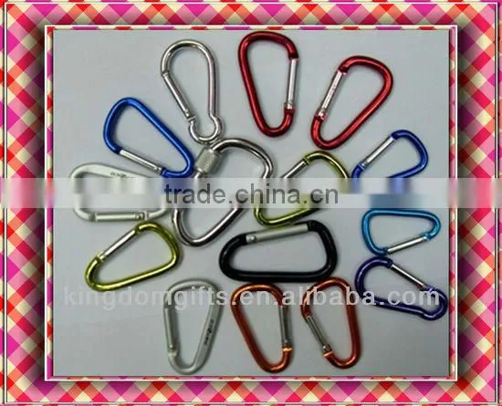 Gold Heart Shape Aluminum Carabiner
