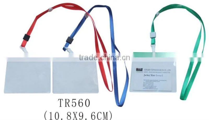 Promotional PVC clear transparent name card case