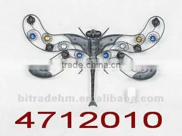 metal colorful butterfly wall art decoration