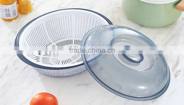 kitchen folding plastic fruit vegetable basket dropping water basket