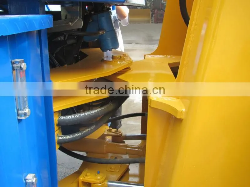 China Qingzhou low price 2.8ton ZL28 wheel loader with AC and Joystick
