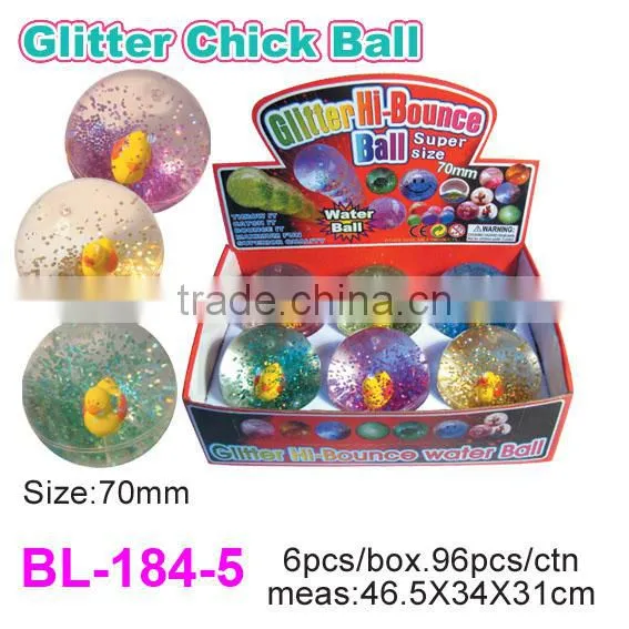 Promotional Glitter Frog Bounce Ball/Hi Glitter Bounce Ball