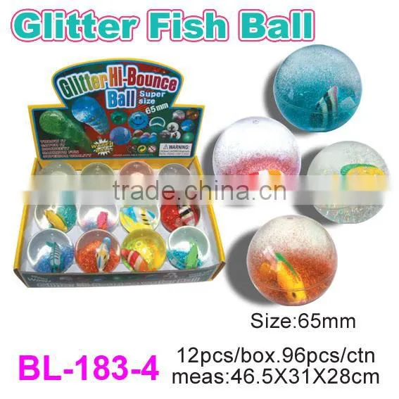 Colorful Glitter Bouncy Balls for Kids