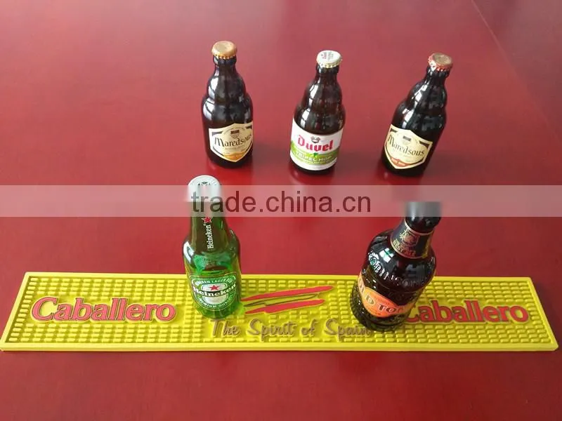 New promotional non slip pvc wine bar mat with LOGO