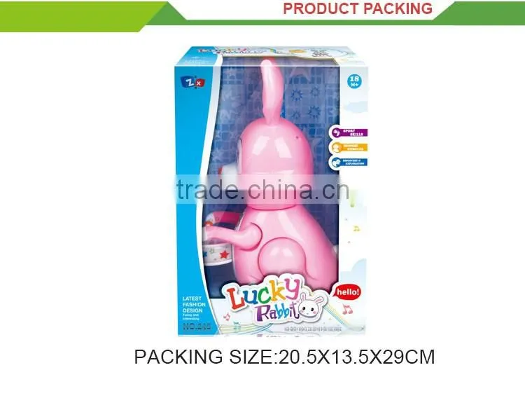 Most popular plastic music electronic rabbit toy
