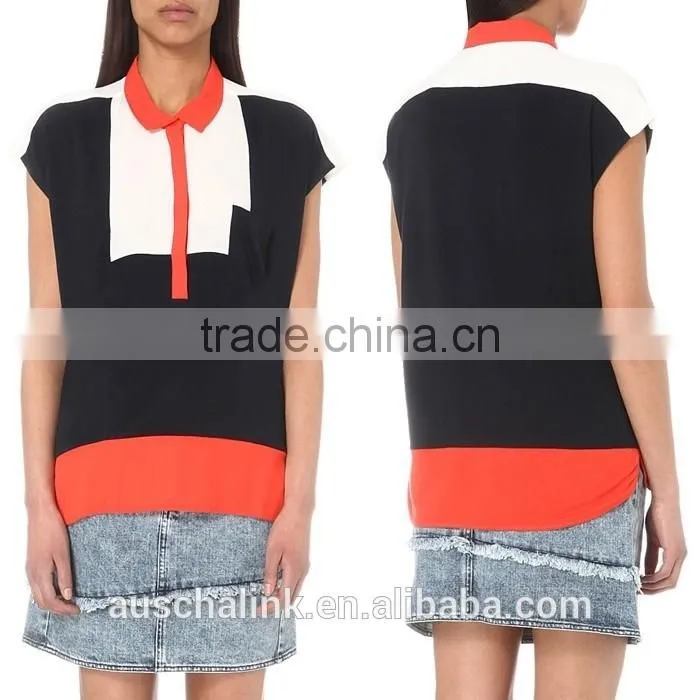 2016 new design women sport polo shirt customized factory price