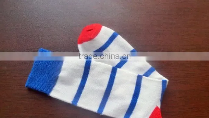 Long Men cotton stripe soccer socks