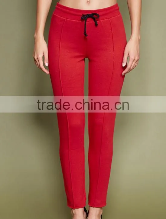 2016 hot sale women pullover plain latest design tracksuit
