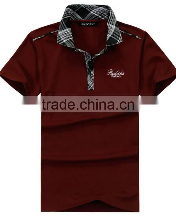 Cheap plain for men custom polo shirt design