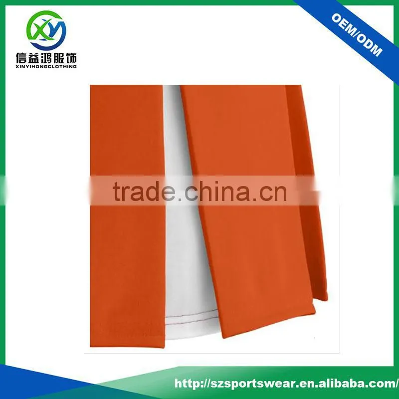 100% polyester double knit fabric contrast color sport skirt for woman