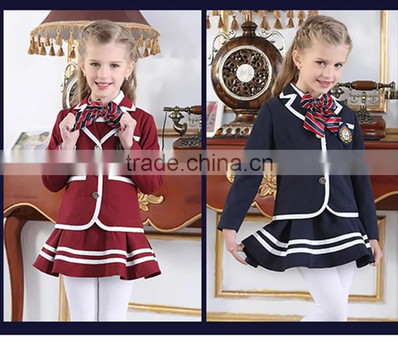2016 custom primary school uniform in fashion designs