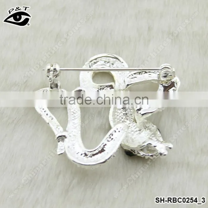 Animal Snake Rhinestone Brooches Crystal Pins Rhinestone brooch pins for wedding invitation decorations