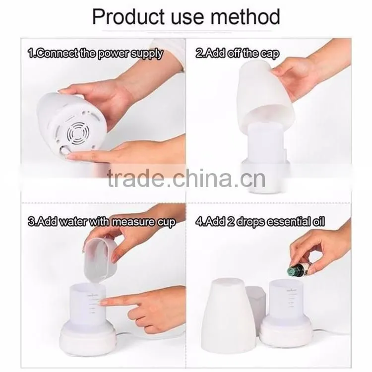 Color LED Light Aromatheraphy Humidifier smoke humidifier with aroma function
