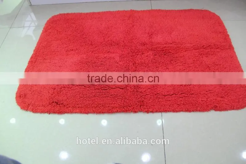 100% Cotton Washable Colorful Custom size Bath Rugs