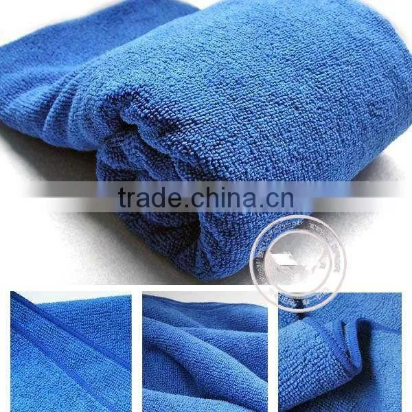 solid color cheap towel microfiber sports towel with bag