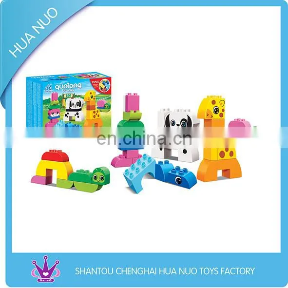 100PCS children plastic educational building blocks