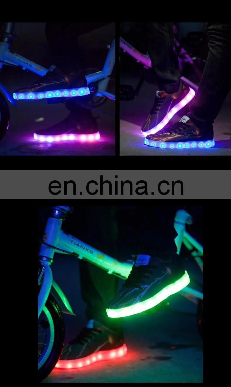 Wholesale Luminous LED Shoes For Adults New Simulation Sole Glowing Shoes