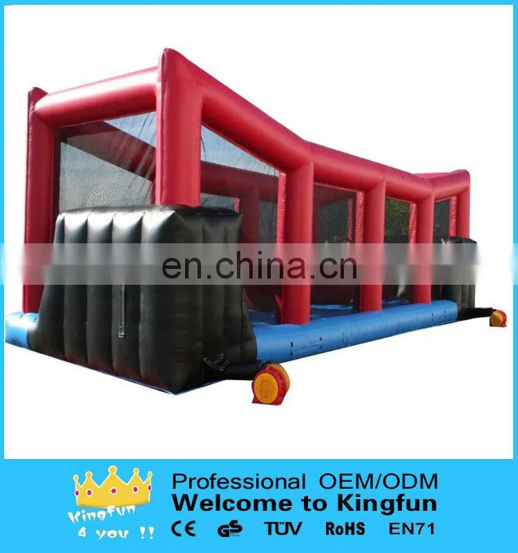 Spideman inflatable obstacle games/interactive playground toy