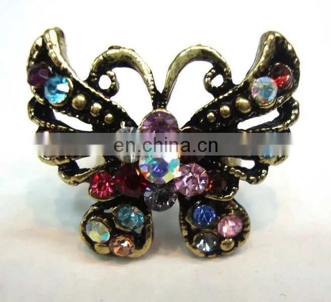 2014 fashion butterfly rings,butterfly wedding gift