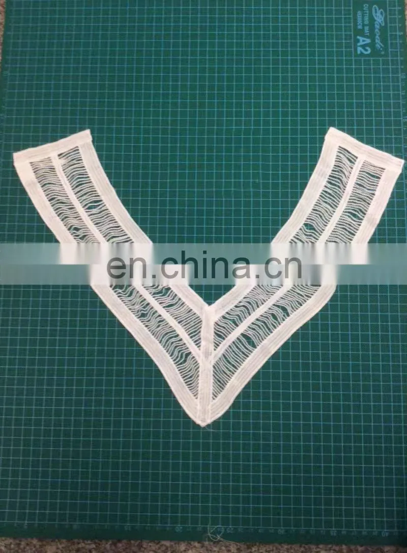 wholesale new design popular embroidery milk silk collar