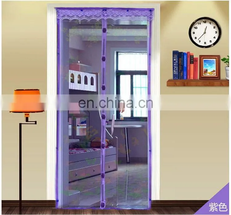 Beatiful pantings anti insect and mosquitos magnetic mesh screen door