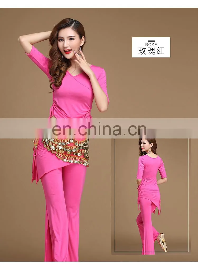 T-5181 Indian modal fabric lady belly dance costumes